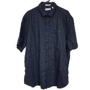 XXL Black Button Down Shirt